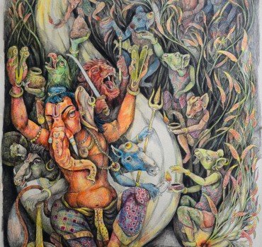 Panchamukha  Hanuma  Ganapati 