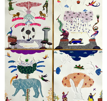 The Fourfold Garden (set of 4)