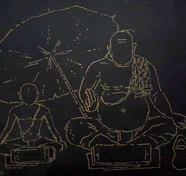 Varanasi series (Two men)