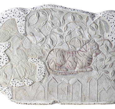 White on White Narrative 1 (Relief Artwork)