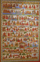 Ten Incarnation Of Lord Vishnu | 72 X 48 Inches