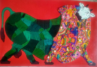 Bull 2 | 15 X 22 Inches