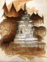 Flora Fountain | 15 x 12 Inches