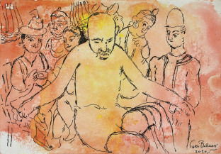Fragments, Gandhi I, 2020 | 8 x 9.5 in.
