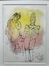   Fragments- Krishna and the Clown  | 9 x 6.5 in.