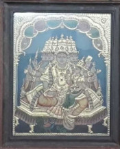 Kartkeyan with Valli | 17.1 X 14.1 Inches
