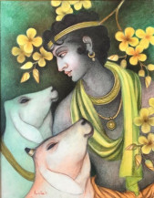 Krishna  | 30'' x 24''
