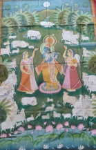 Krishna Leela  | 72 x 48 in