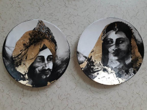 Maharaja And Maharani | 9 Inch diameter each