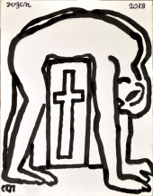 Man On The Cross | 14 X 11 Inches