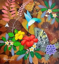 Nectar’ - from Life in Nature series | 18 x 18 in.