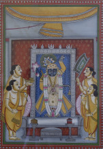 Shreenathji Ke Darshan I | 14 X 10 inches