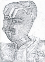 Telangana Man II | 12 x 9 Inches