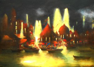 Banaras evening aarti | 34.5